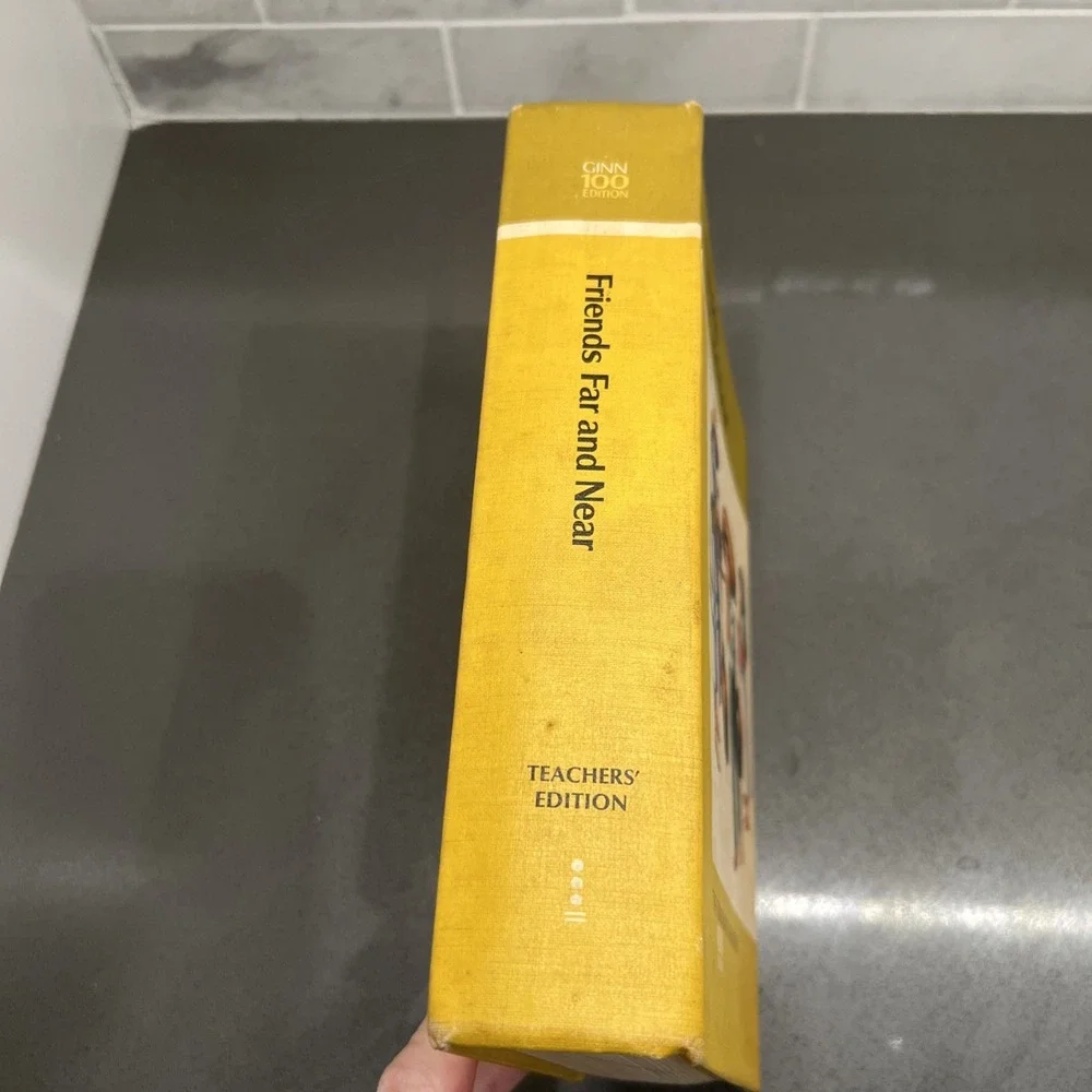 Vintage 1966 Friends Far and Near Teacher's Edition Ginn Basic Reader Book